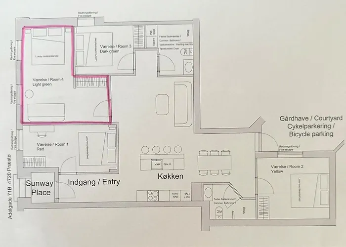 Sunway Place Apartment Præstø