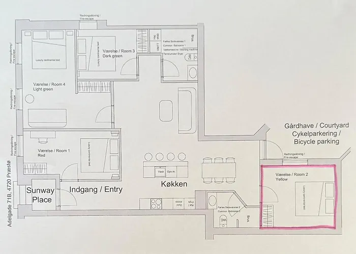 Sunway Place Apartment Præstø